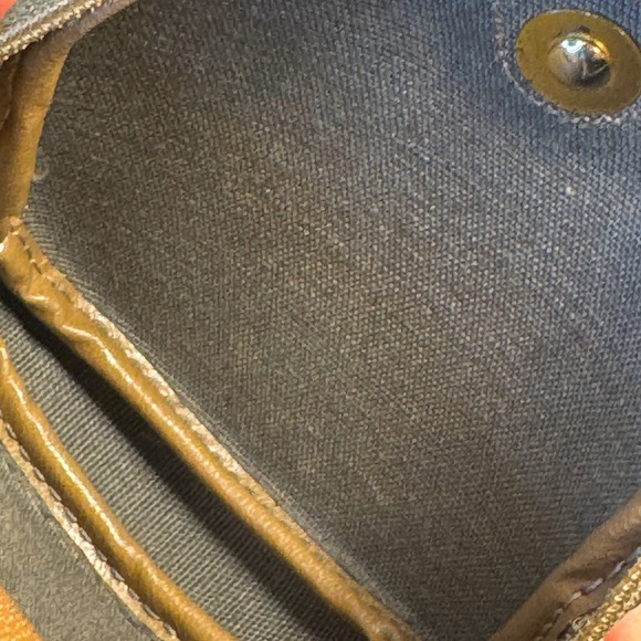 Dior Brown and Tan Coin Pouch - Picture 9 of 15